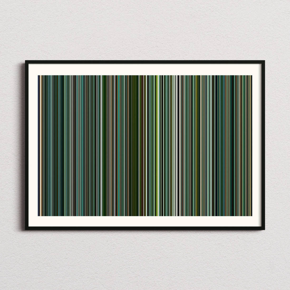Unstoppable Movie Barcode Poster - Barcode Only
