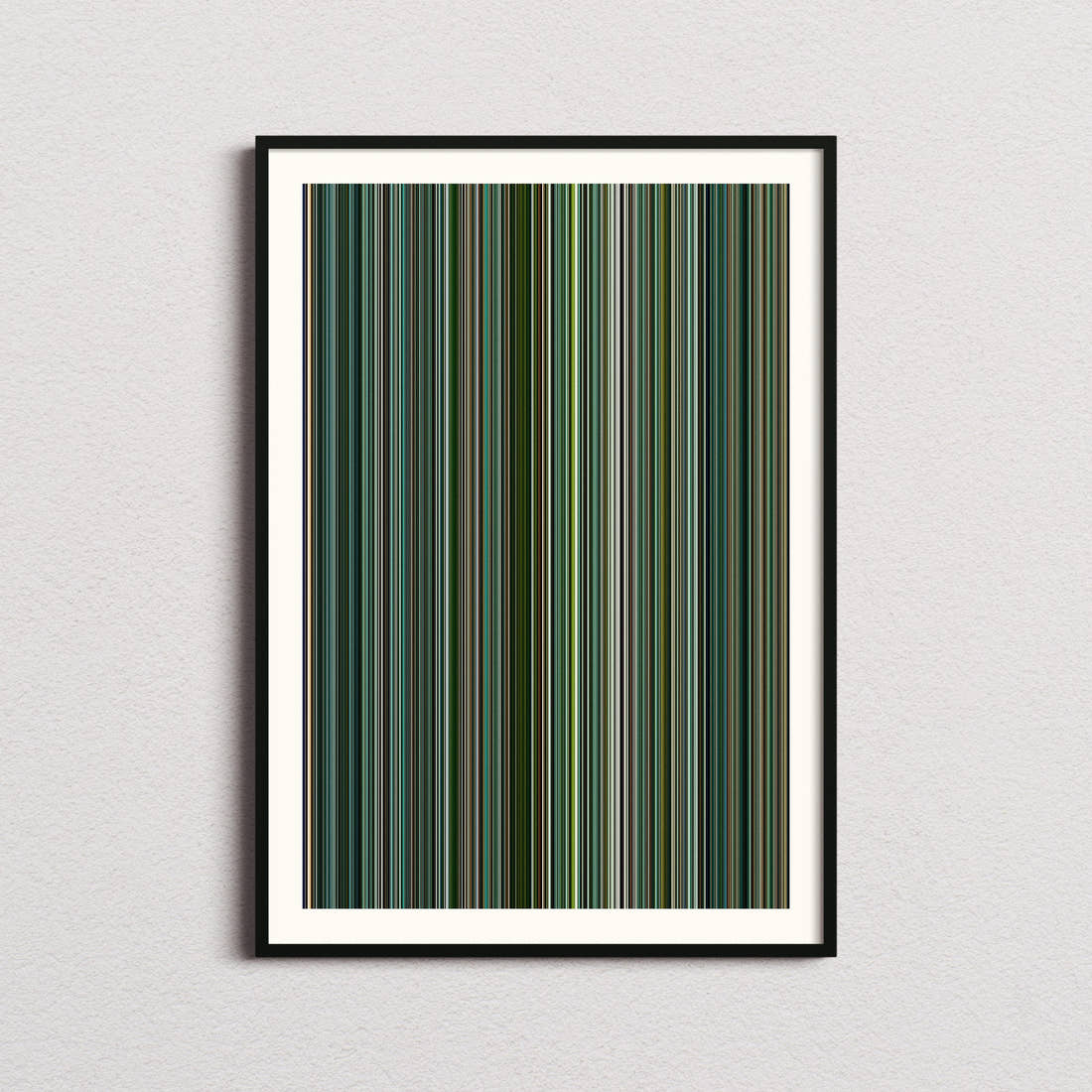 Unstoppable Movie Barcode Poster - Barcode Only