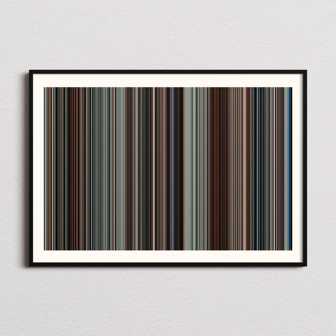 Up in the Air Movie Barcode Poster - Barcode Only
