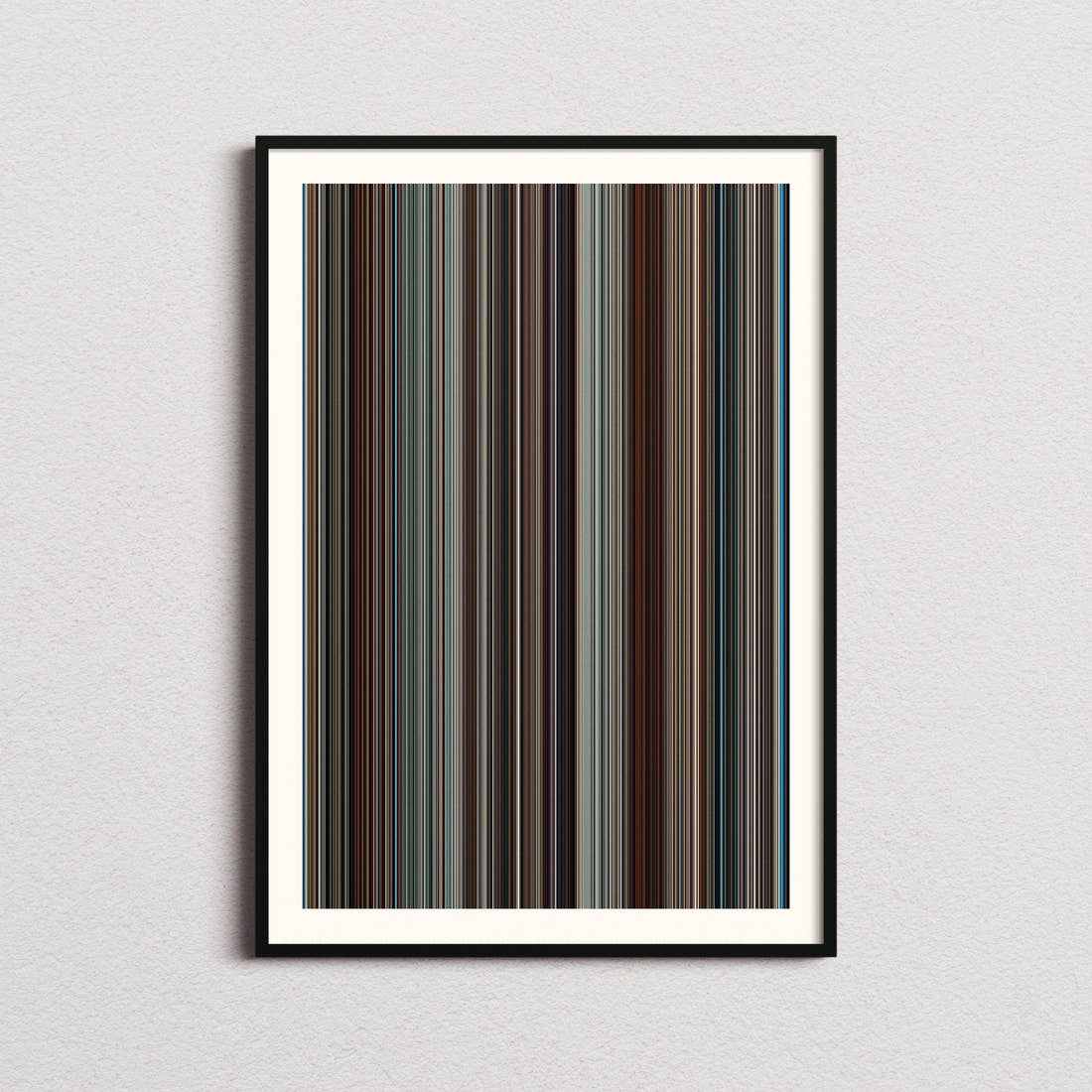 Up in the Air Movie Barcode Poster - Barcode Only