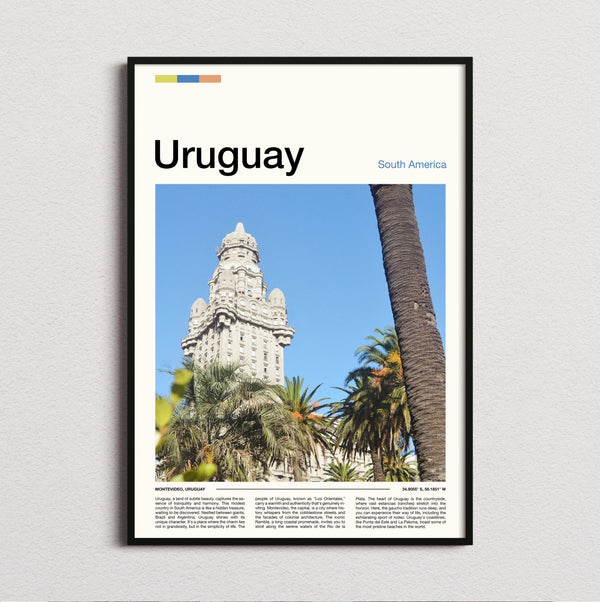 Uruguay - Palacio Salvo - Travel Print
