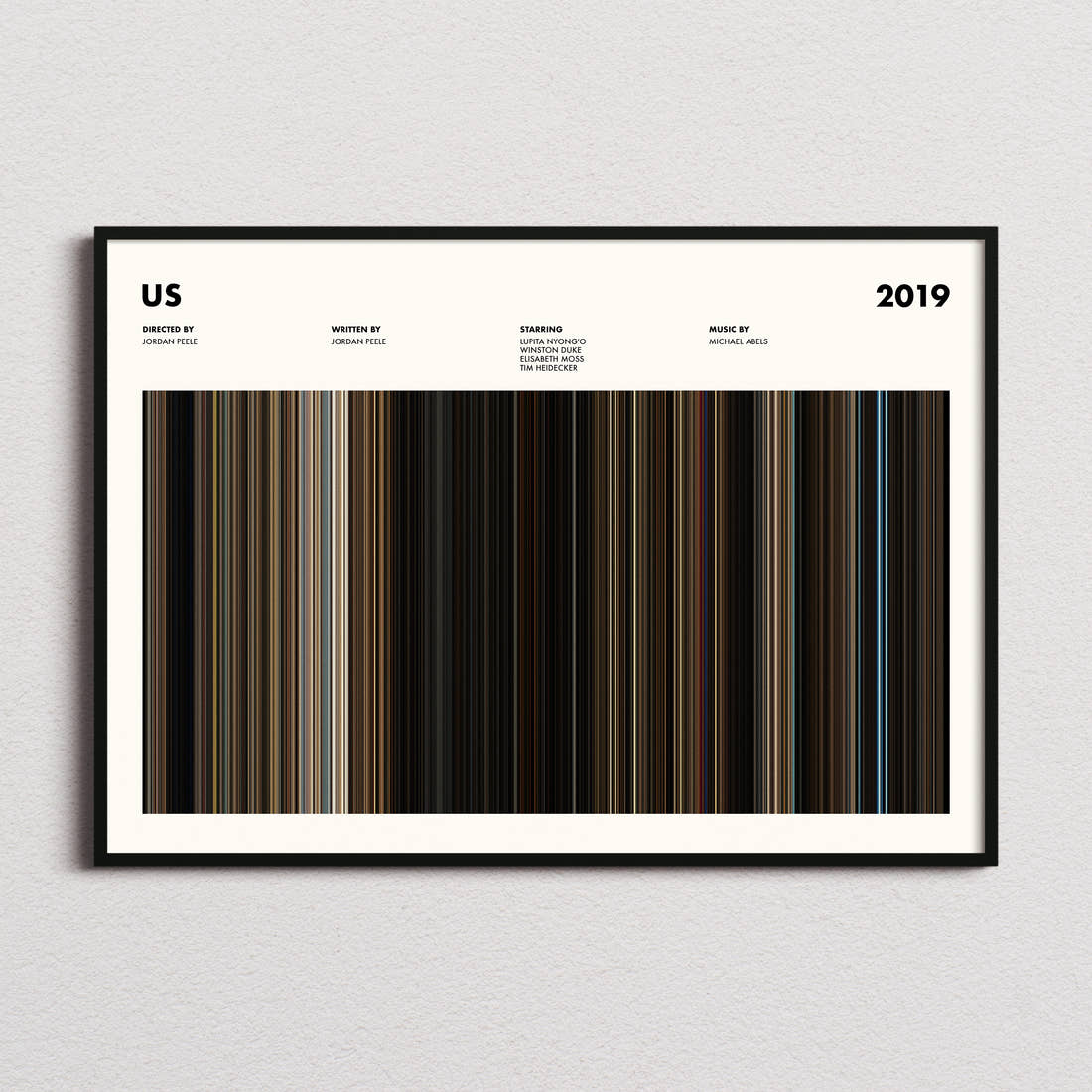 Us Movie Barcode Poster