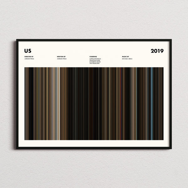 Us Movie Barcode Poster