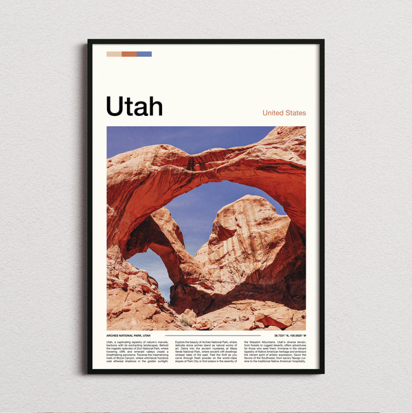 Utah - Double Arch - Travel Print