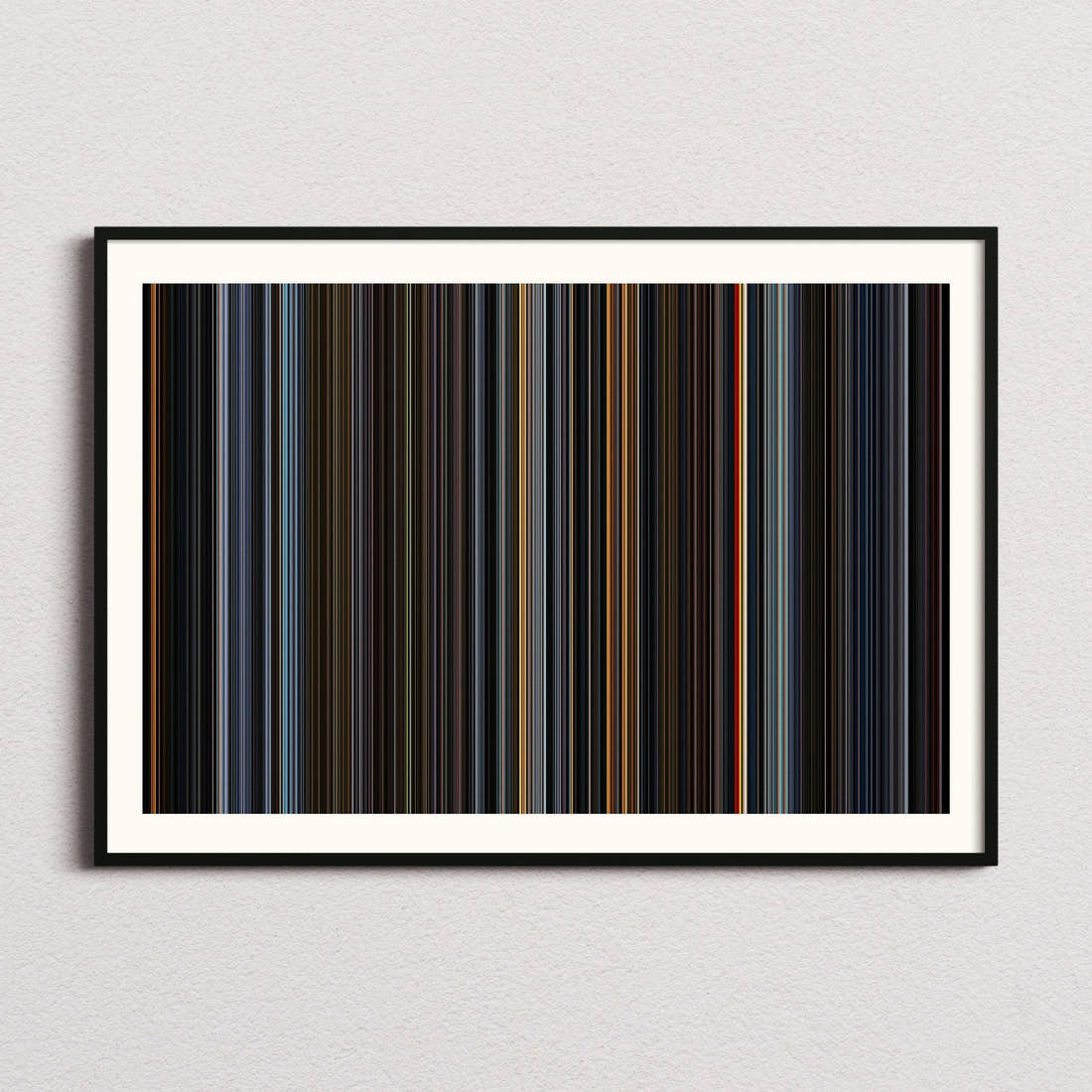 V For Vendetta Movie Barcode Poster - Barcode Only