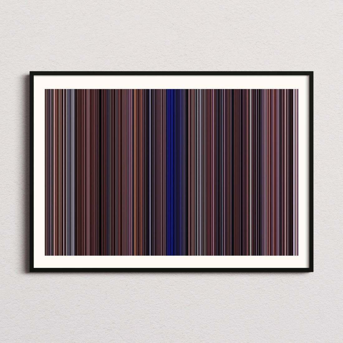Vanilla Sky Movie Barcode Poster - Barcode Only
