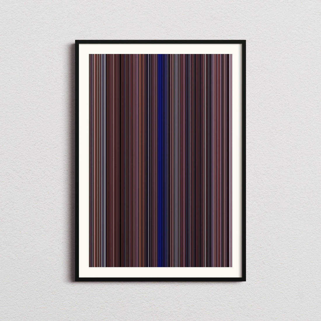 Vanilla Sky Movie Barcode Poster - Barcode Only