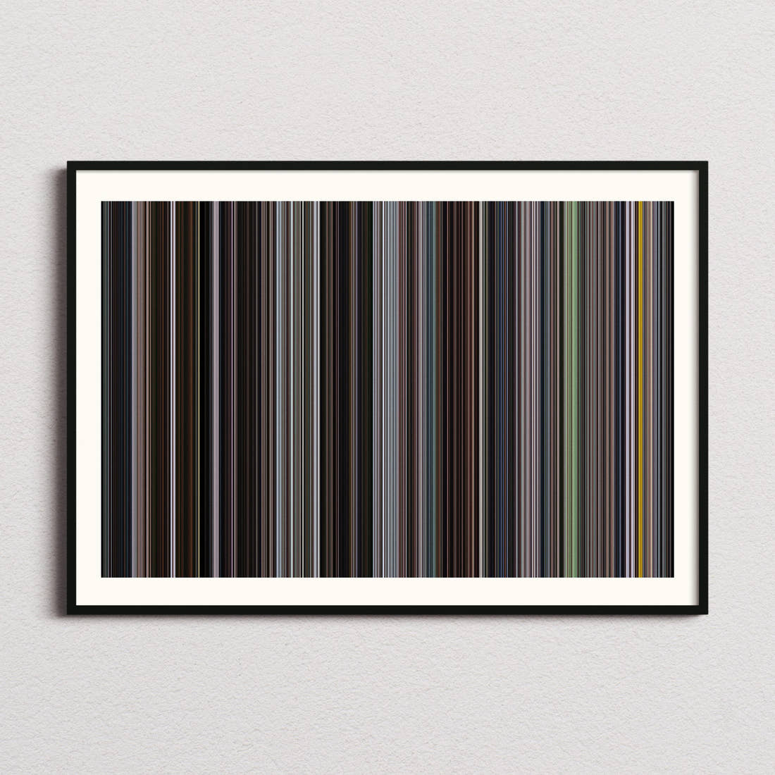 Verdens Verste Menneske Movie Barcode Poster - Barcode Only