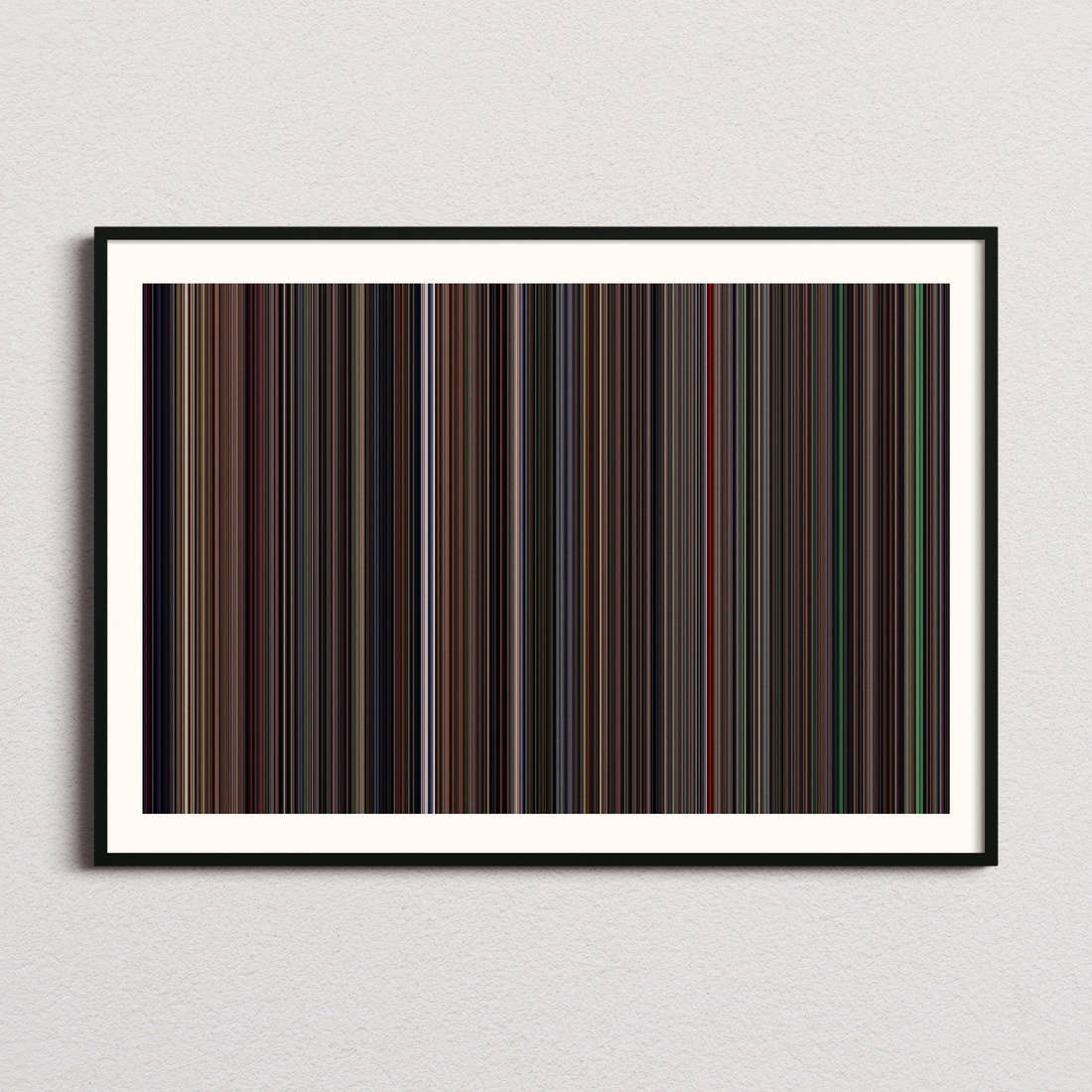 Vertigo Movie Barcode Poster - Barcode Only