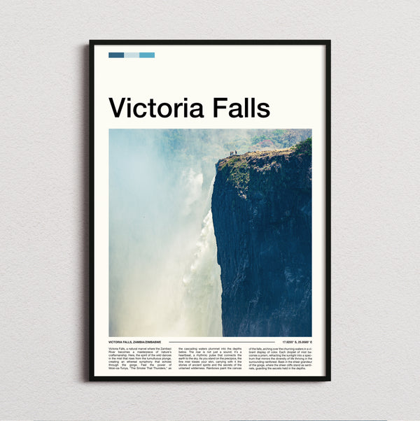 Victoria Falls - Misty Gorge - Travel Print