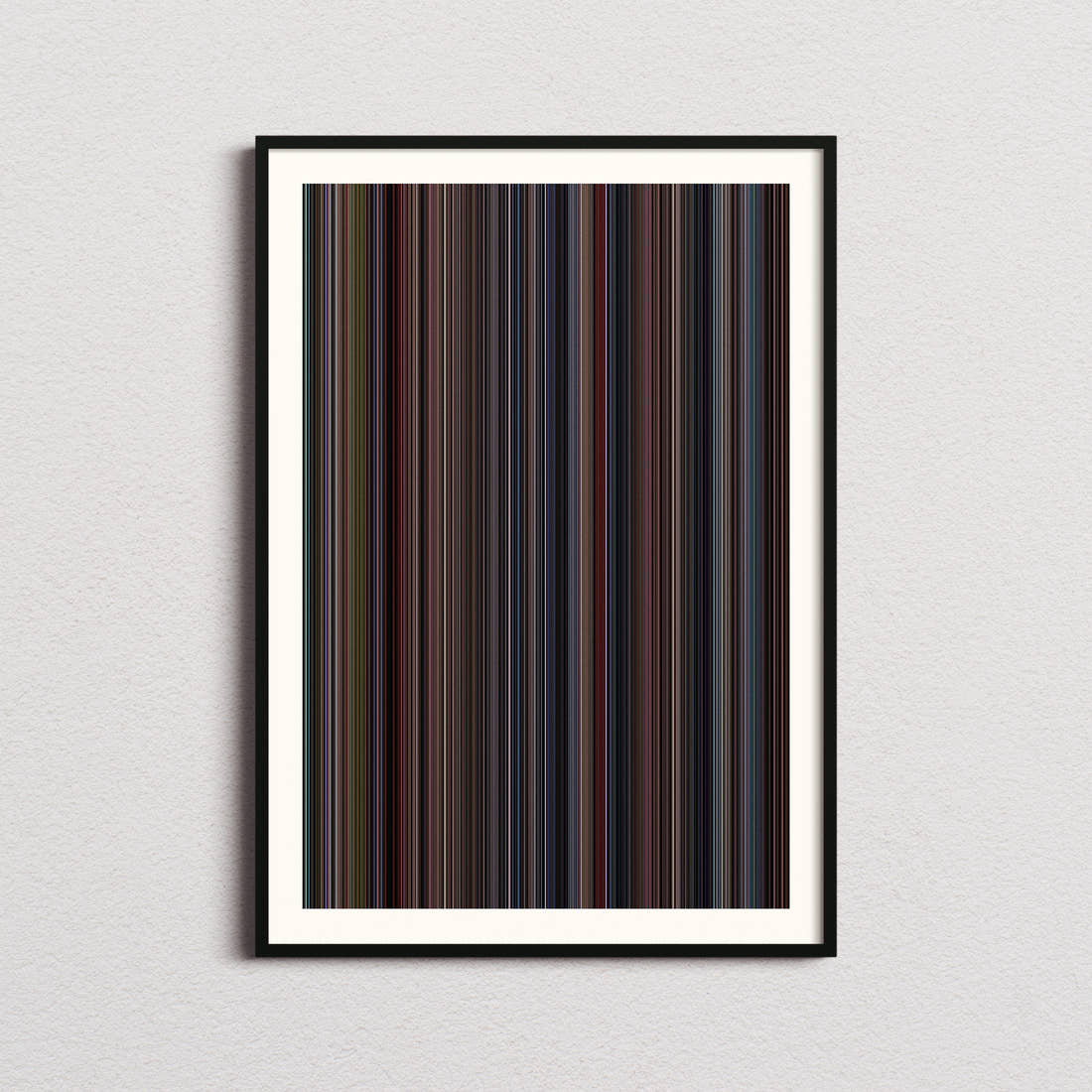 Videodrome Movie Barcode Poster - Barcode Only