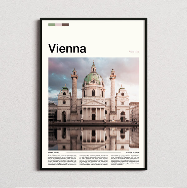 Vienna - Karlskirche - Travel Print