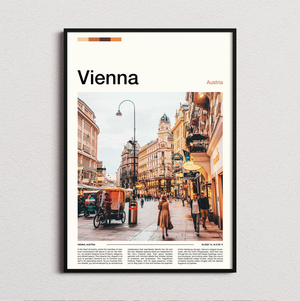 Vienna - Pedestrian Shopping Street - Travel Print