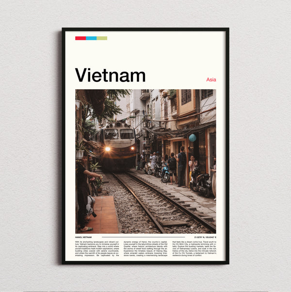 Vietnam - Train Street - Travel Print