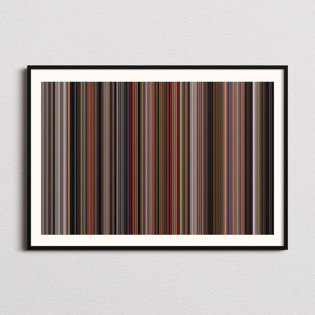 Volver Movie Barcode Poster - Barcode Only