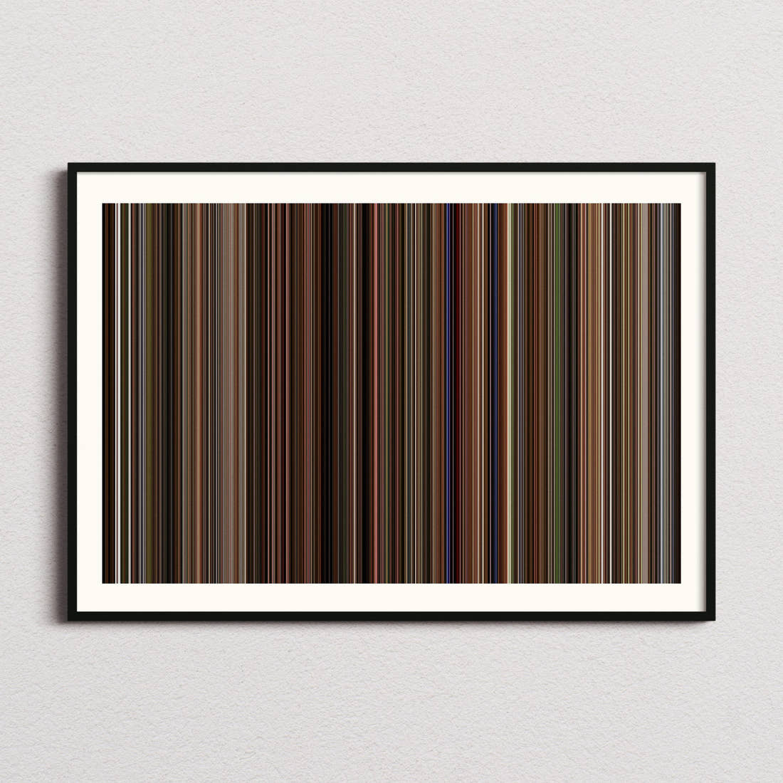 Walk The Line Movie Barcode Poster - Barcode Only