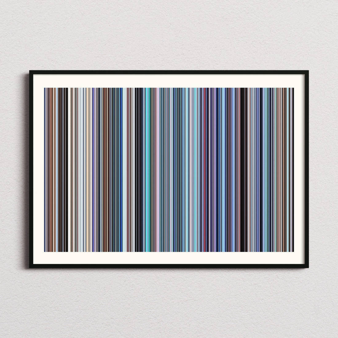 Wall-E Movie Barcode Poster - Barcode Only