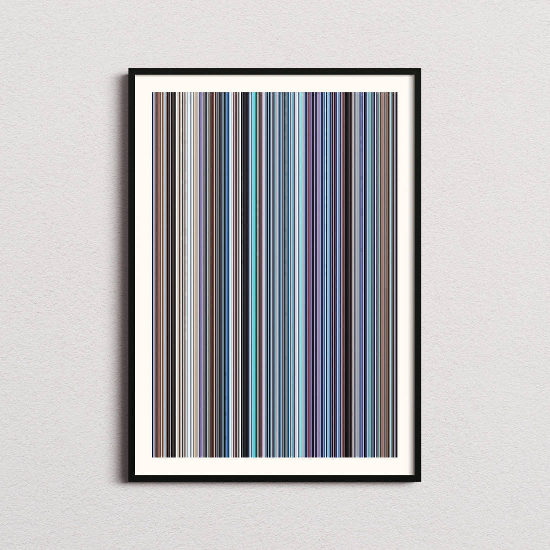 WALL-E Movie Barcode Poster - Barcode Only