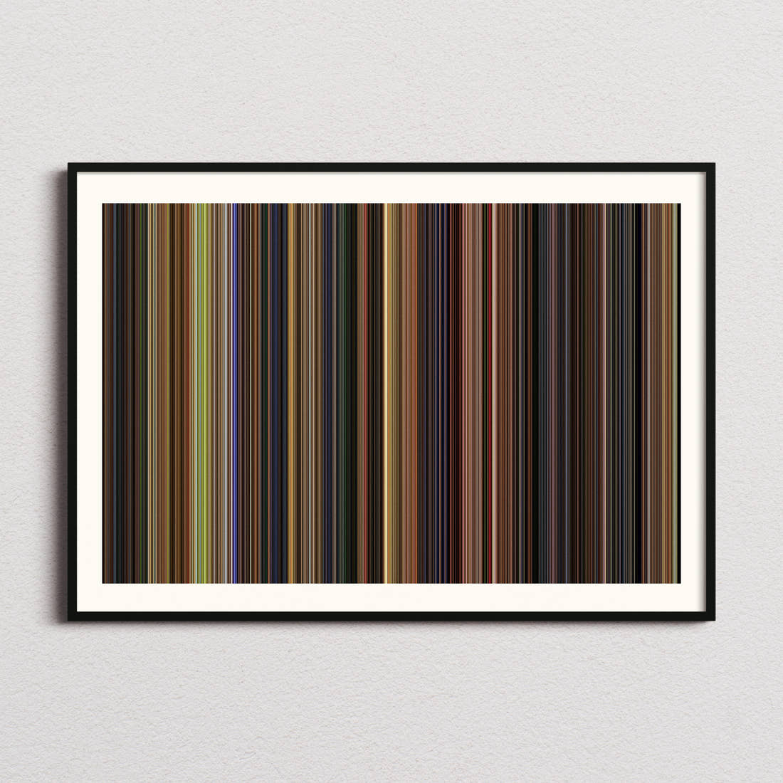 Wallace & Gromit: The Curse of the Were-Rabbit Movie Barcode Poster - Barcode Only