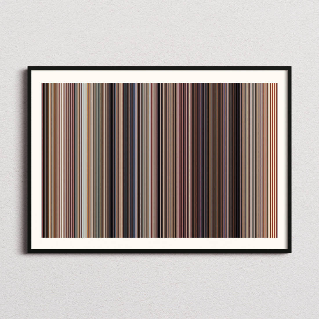 Wallace & Gromit: The Wrong Trousers Movie Barcode Poster - Barcode Only