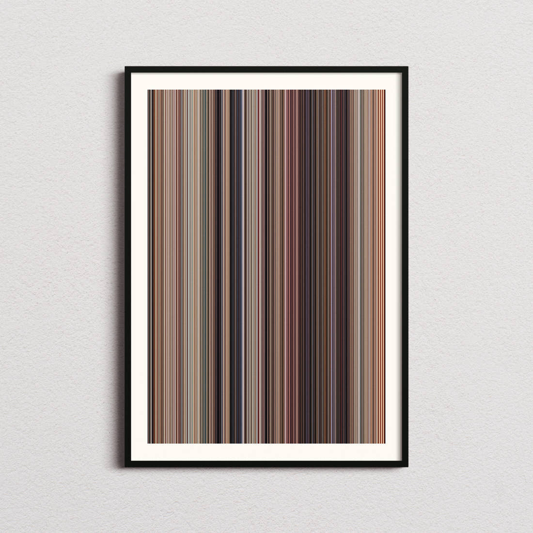 Wallace & Gromit: The Wrong Trousers Movie Barcode Poster - Barcode Only