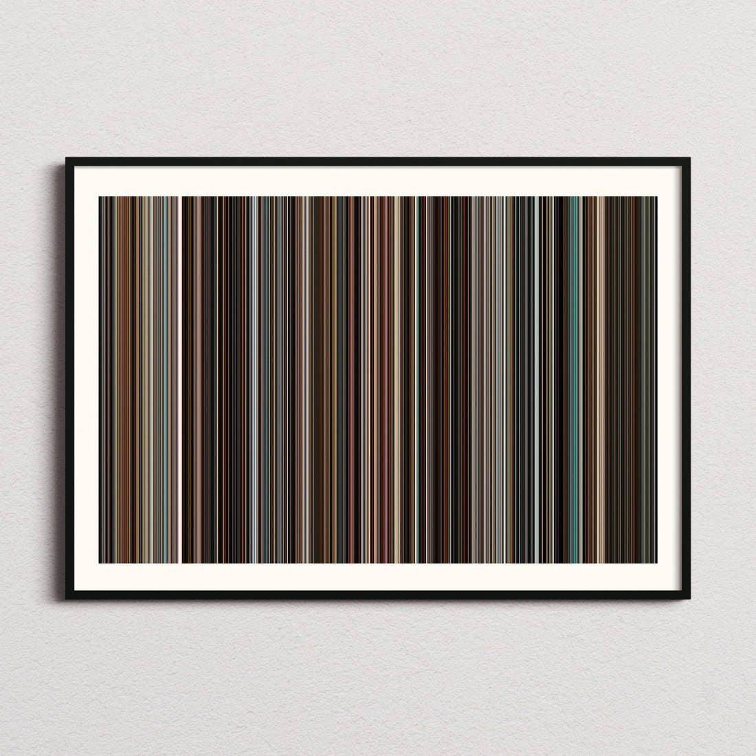 Wanted Movie Barcode Poster - Barcode Only