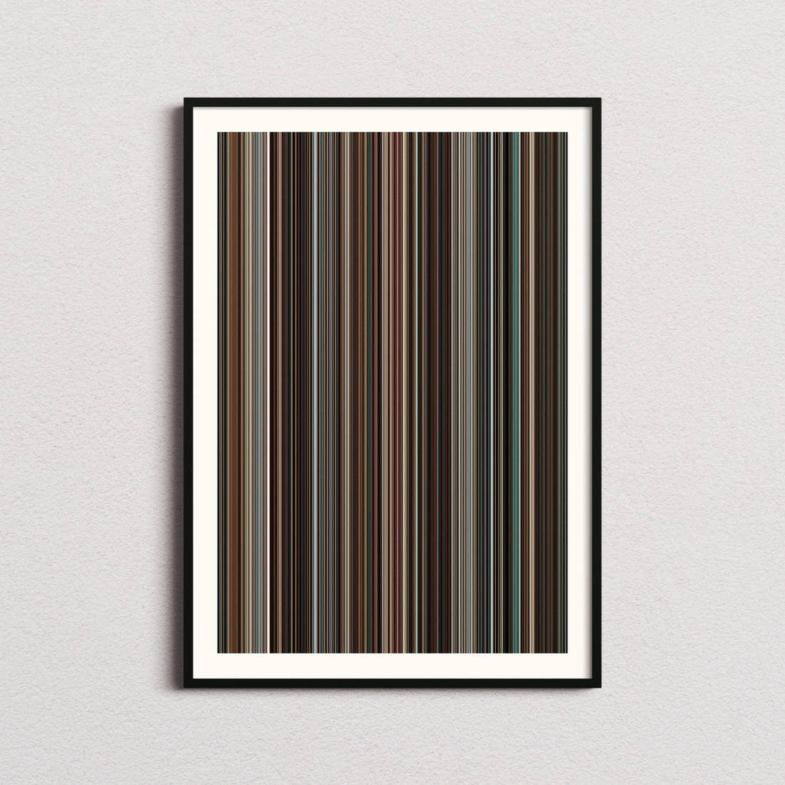 Wanted Movie Barcode Poster - Barcode Only