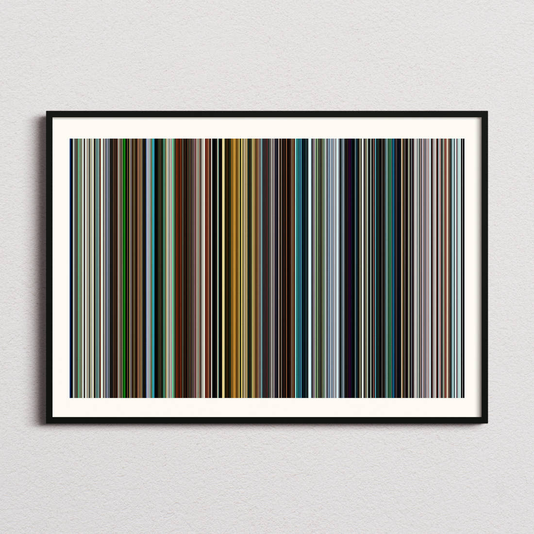 War Dogs Movie Barcode Poster - Barcode Only