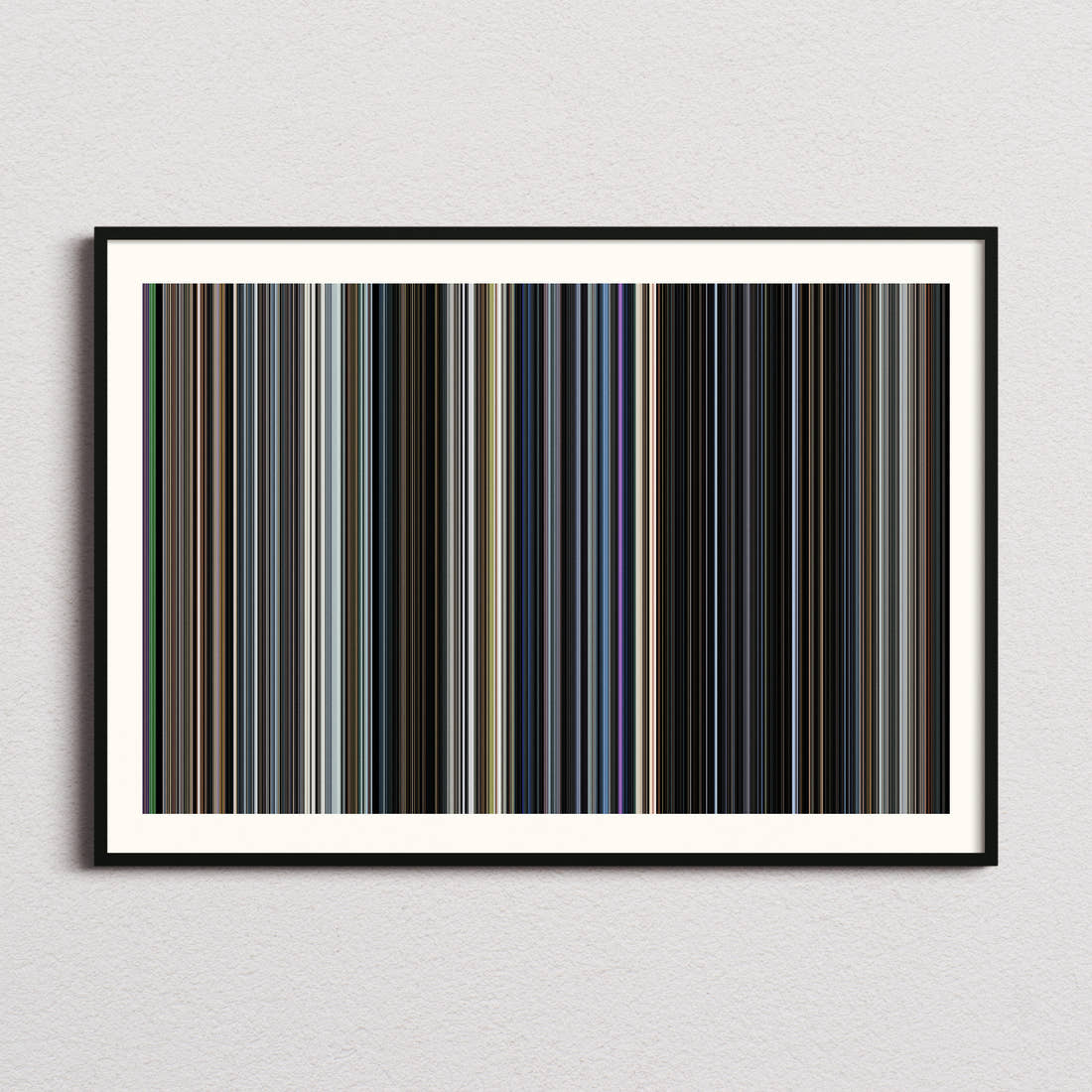 War of the Worlds Movie Barcode Poster - Barcode Only