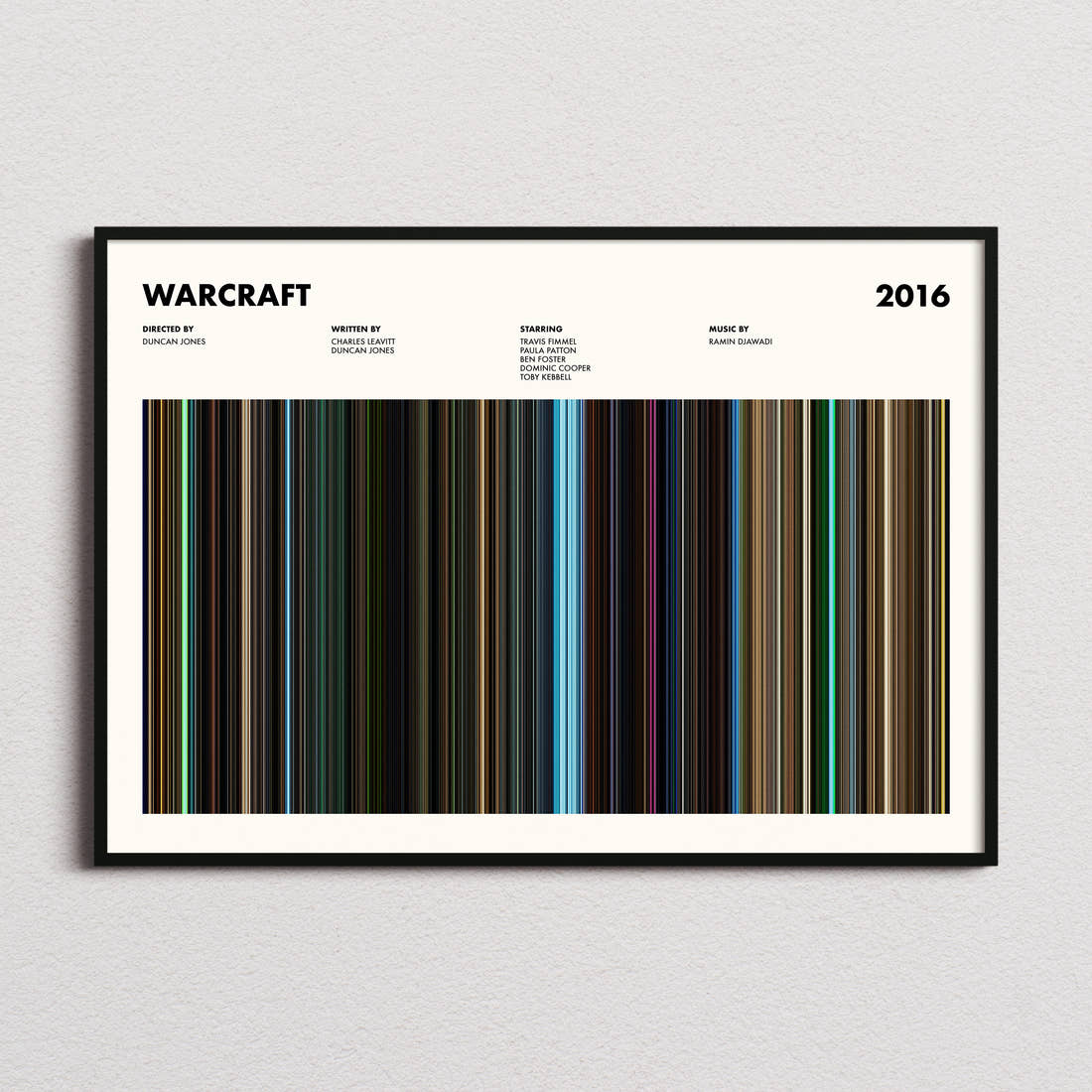 Warcraft Movie Barcode Poster
