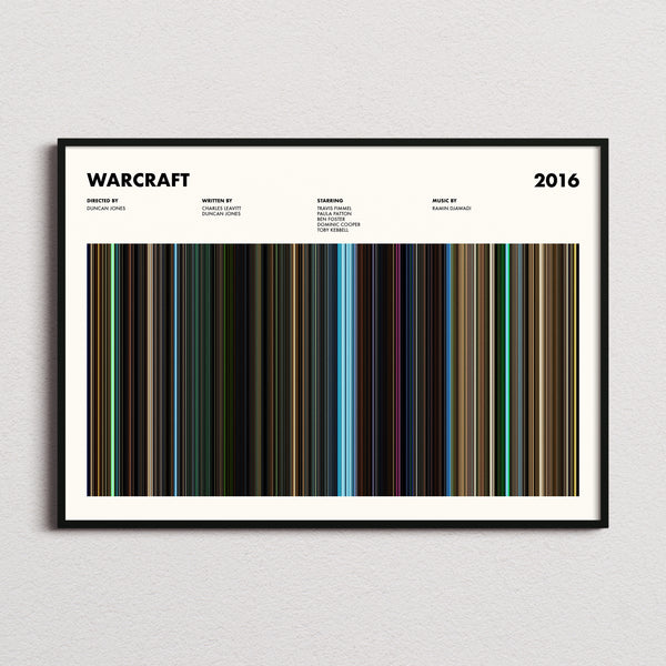 Warcraft Movie Barcode Poster