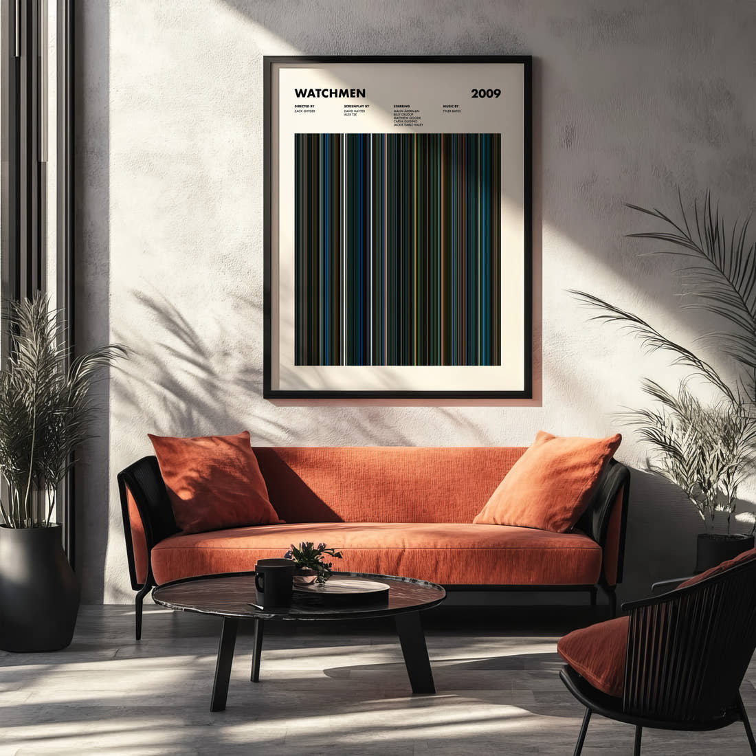 Watchmen Movie Barcode Poster