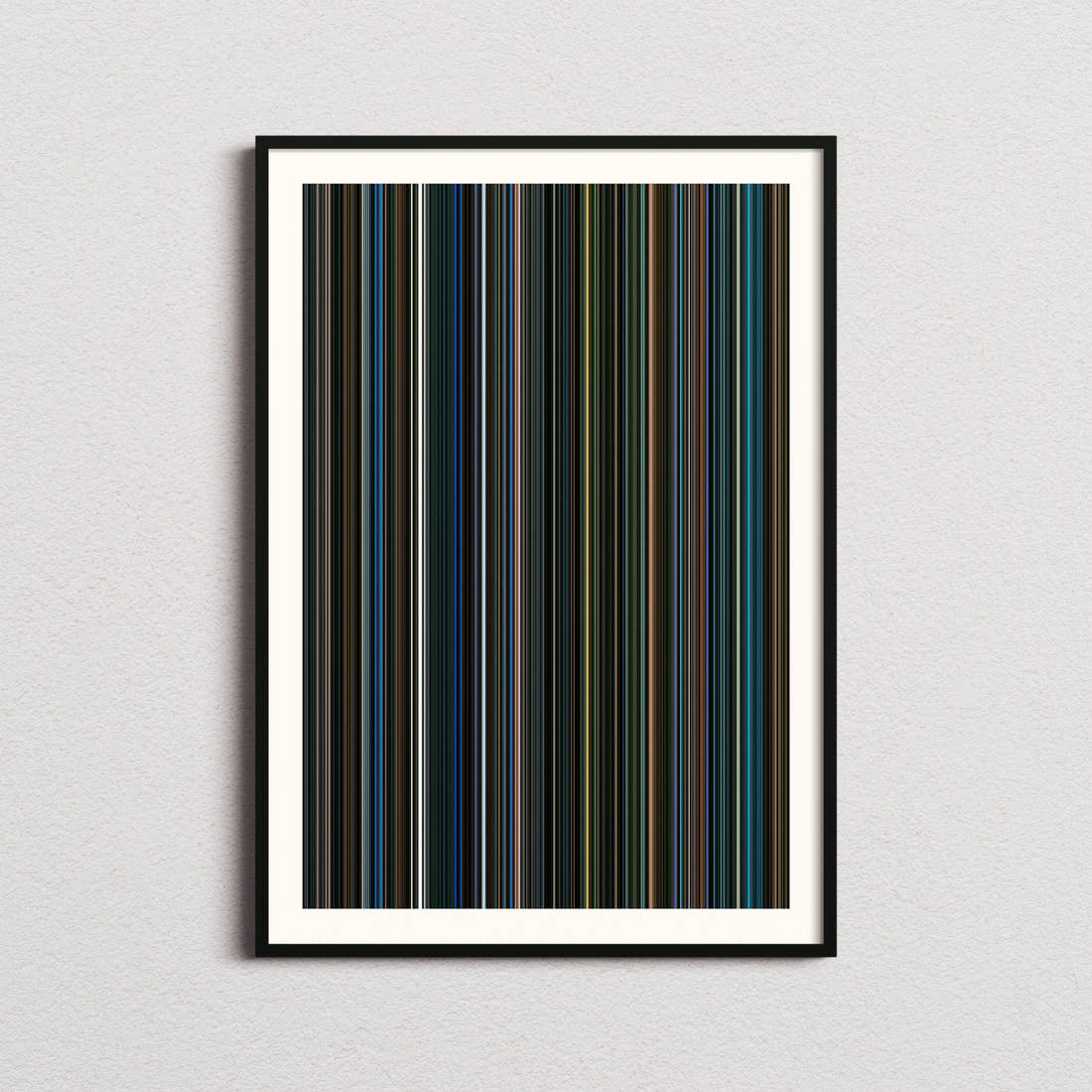 Watchmen Movie Barcode Poster - Barcode Only