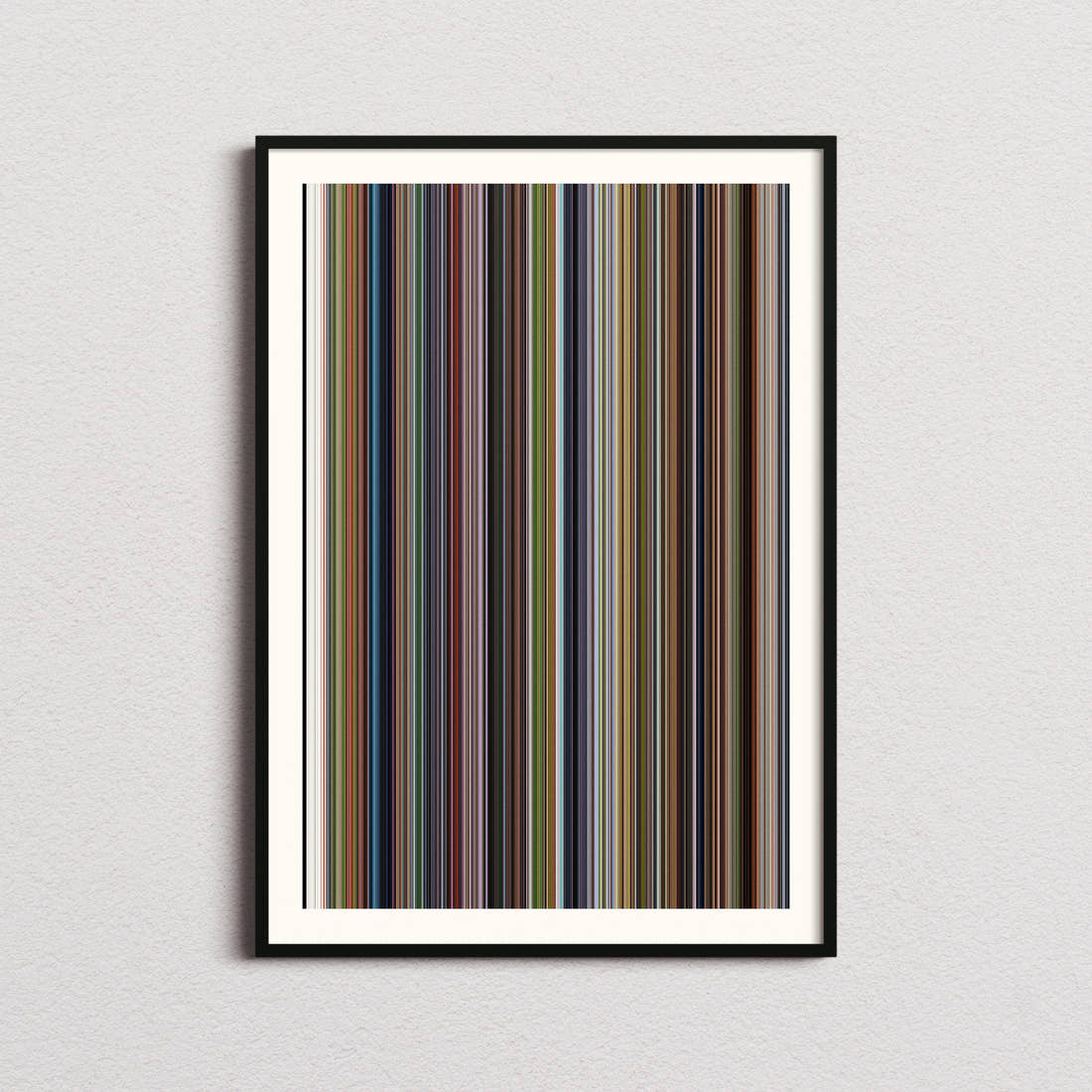 Watership Down Movie Barcode Poster - Barcode Only