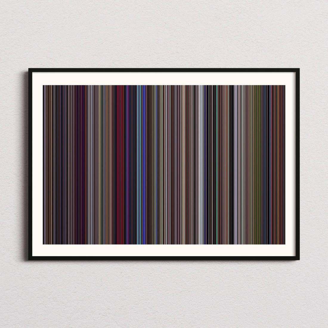Wayne's World Movie Barcode Poster - Barcode Only