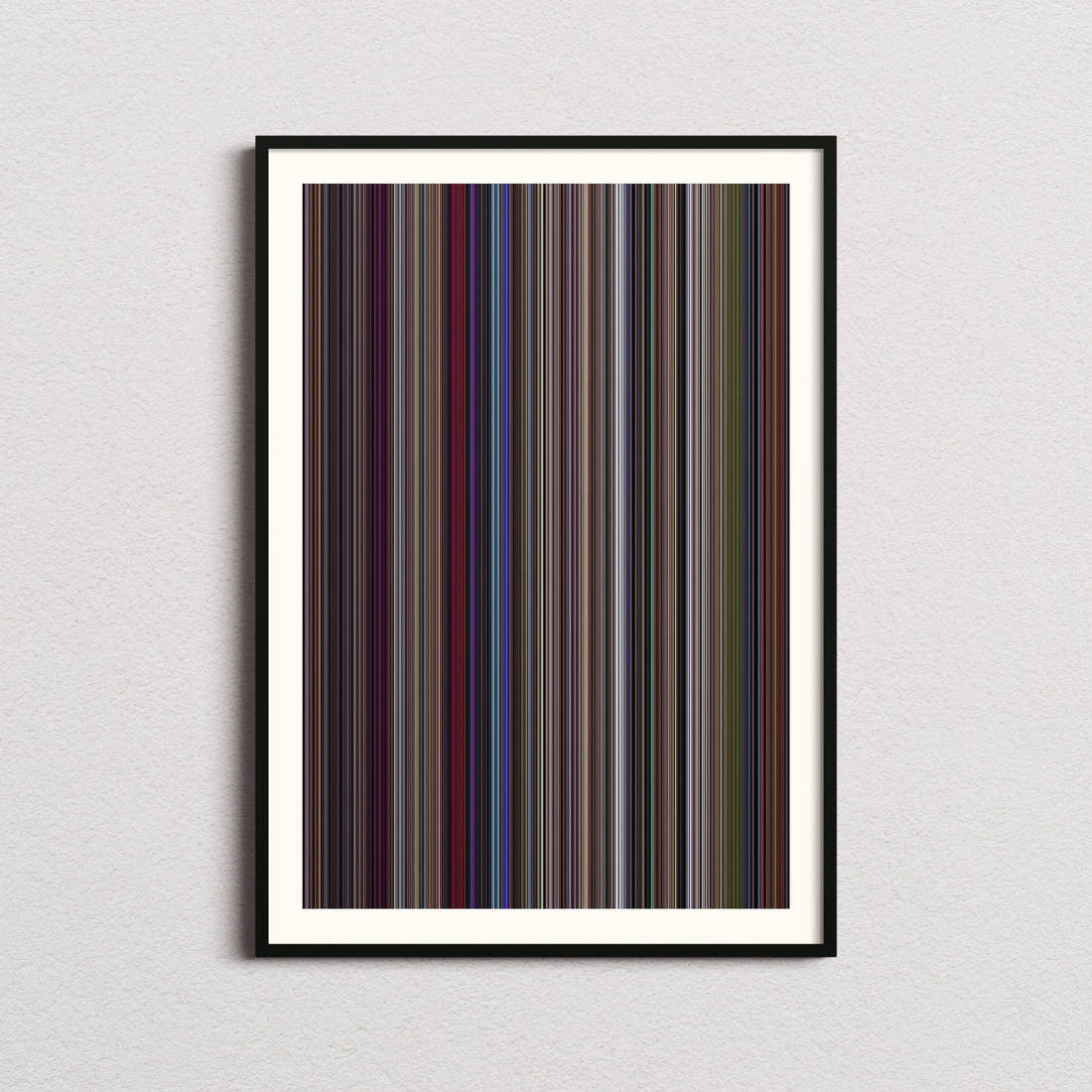 Wayne's World Movie Barcode Poster - Barcode Only