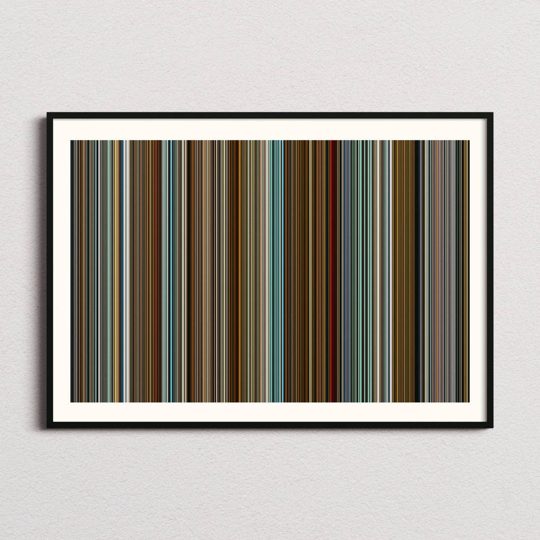 We Live in Time Movie Barcode Poster - Barcode Only