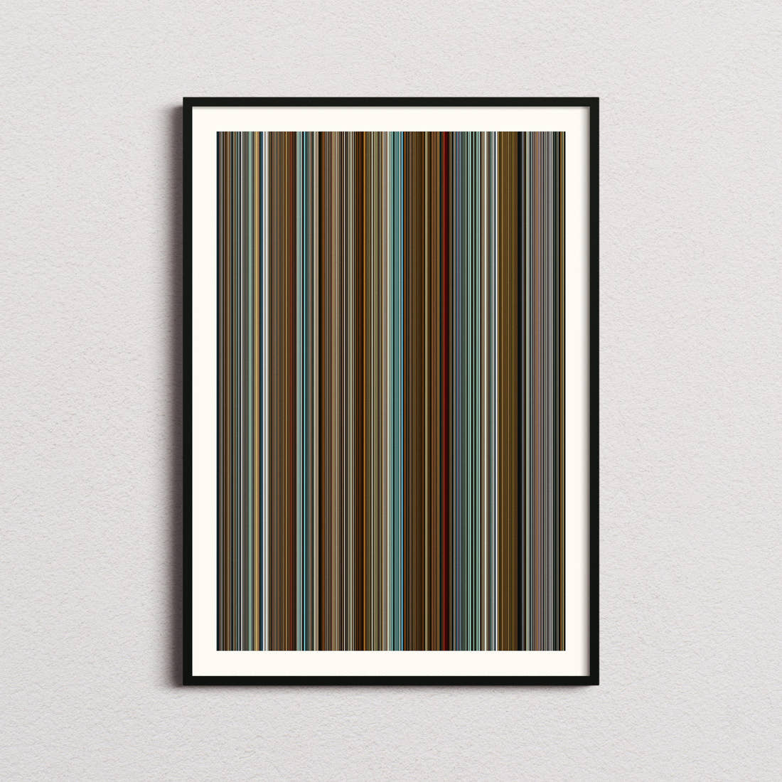 We Live in Time Movie Barcode Poster - Barcode Only