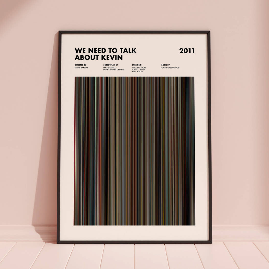 We Need to Talk About Kevin Movie Barcode Poster