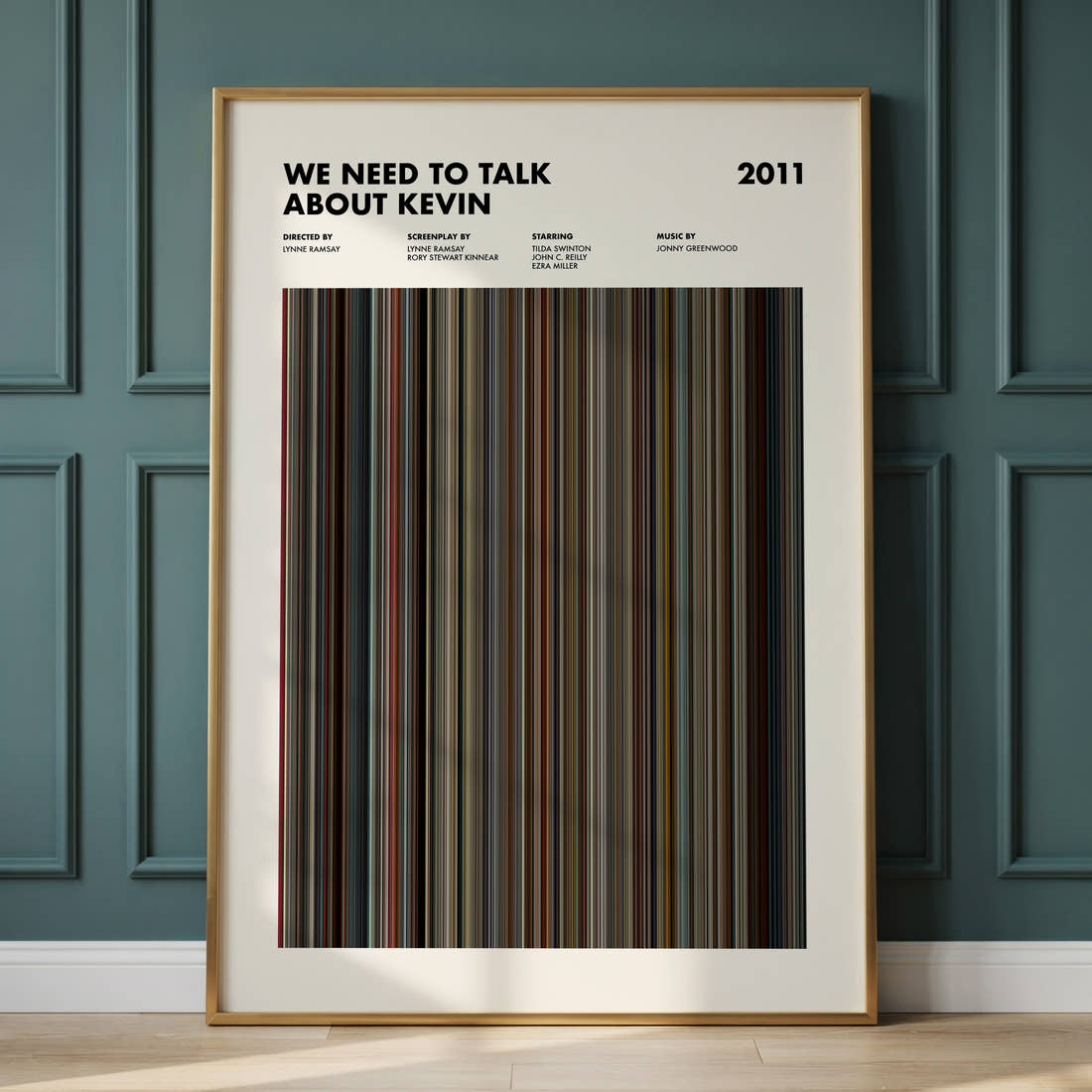 We Need to Talk About Kevin Movie Barcode Poster