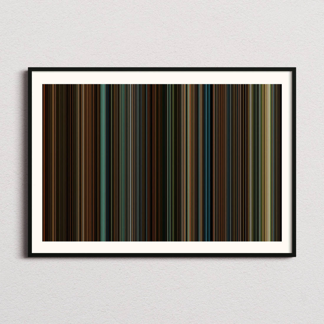 We Own The Night Movie Barcode Poster - Barcode Only
