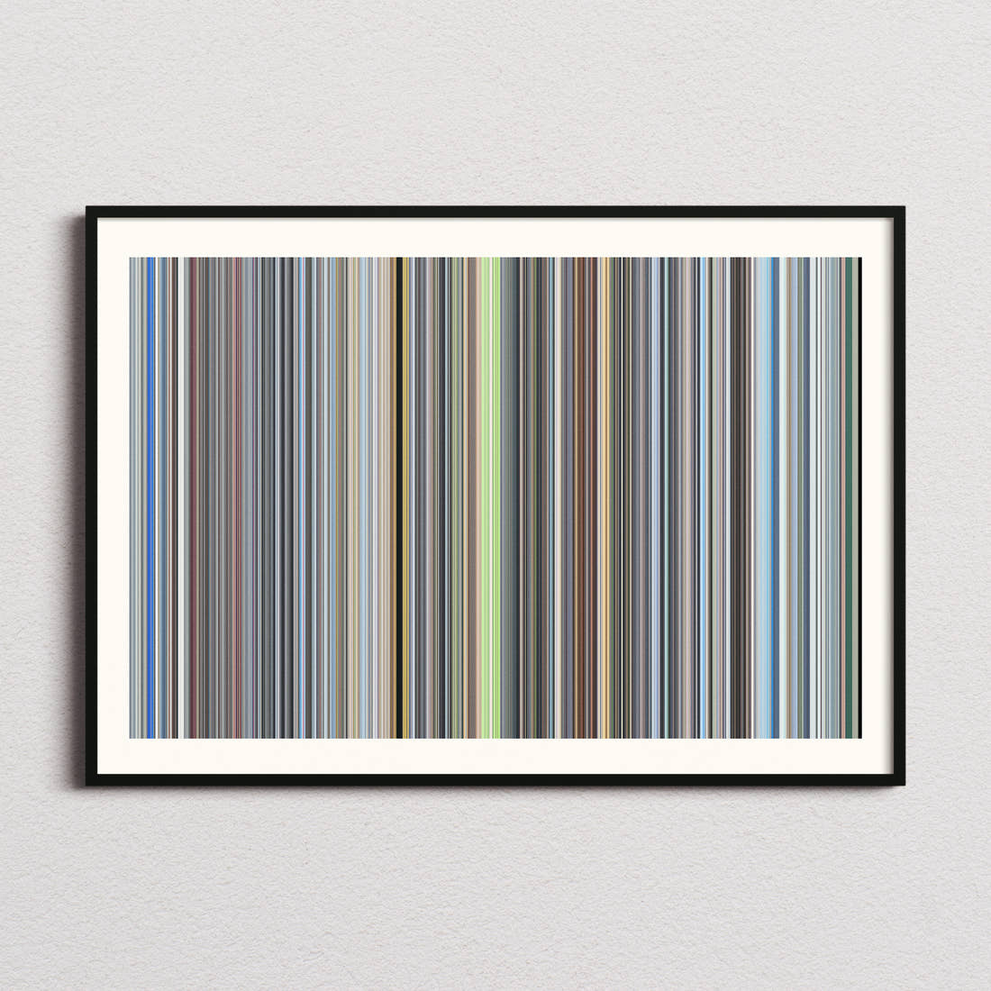 Weathering with You Movie Barcode Poster - Barcode Only