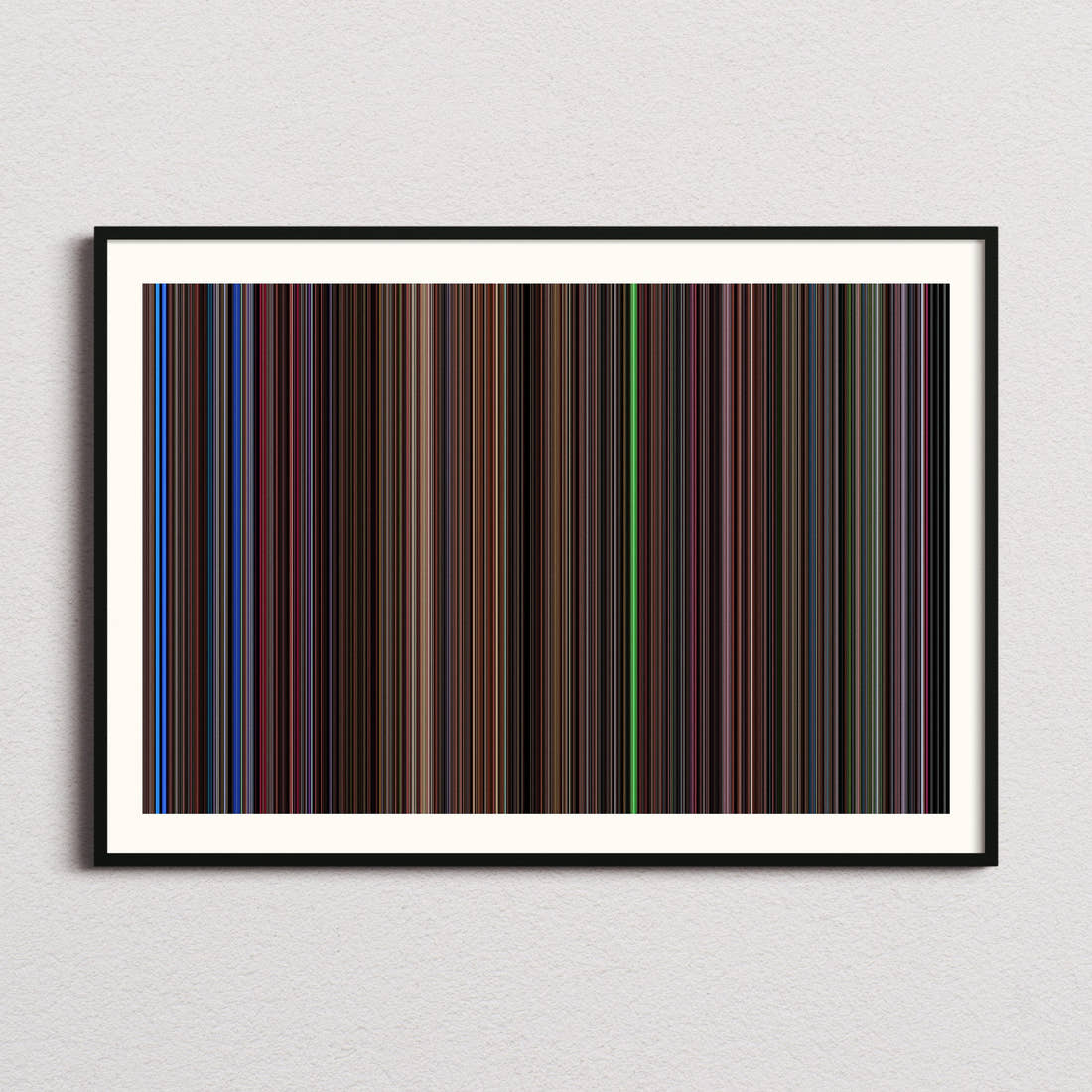 Weird Science Movie Barcode Poster - Barcode Only