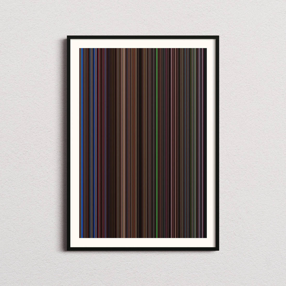 Weird Science Movie Barcode Poster - Barcode Only