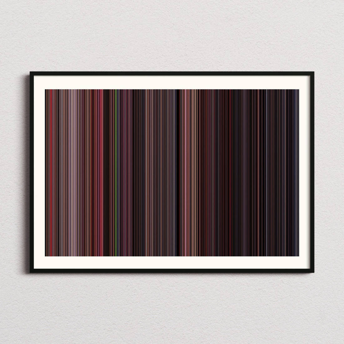 West Side Story 1961 Movie Barcode Poster - Barcode Only