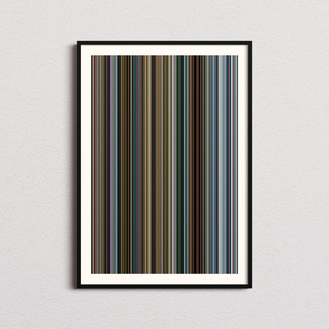 Whale Rider Movie Barcode Poster - Barcode Only