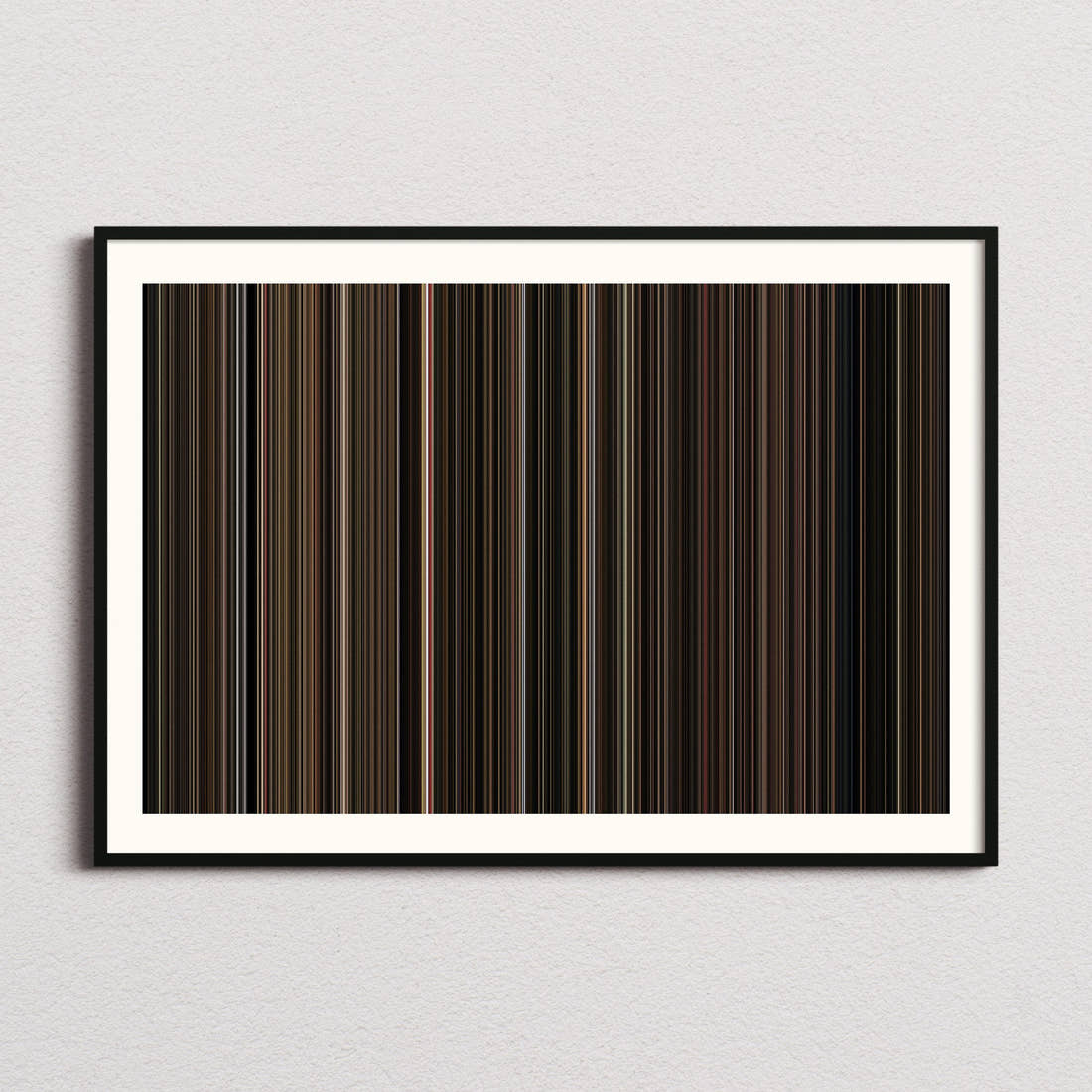 What We Do In The Shadows Movie Barcode Poster - Barcode Only