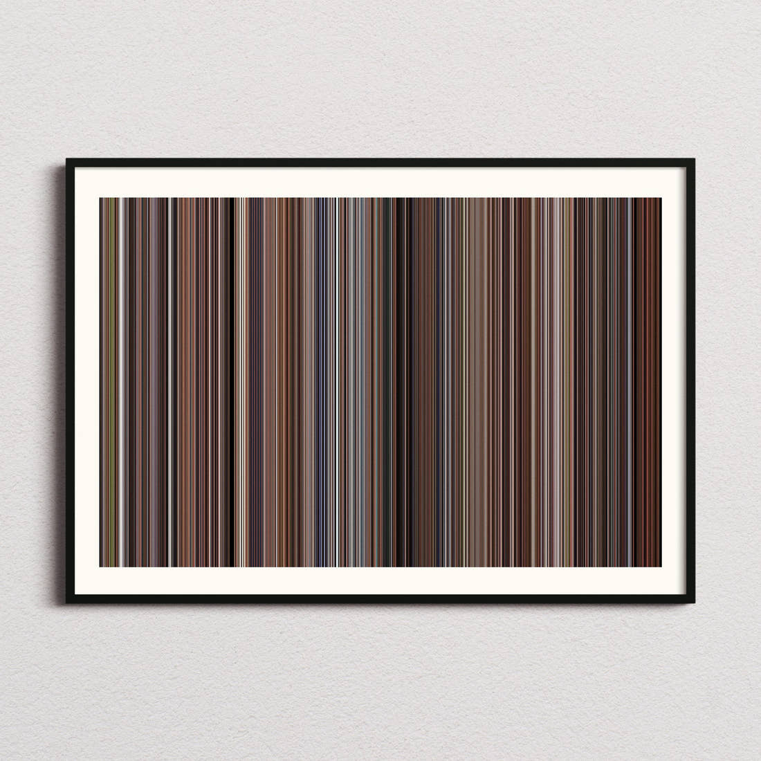When Harry Met Sally... Movie Barcode Poster - Barcode Only