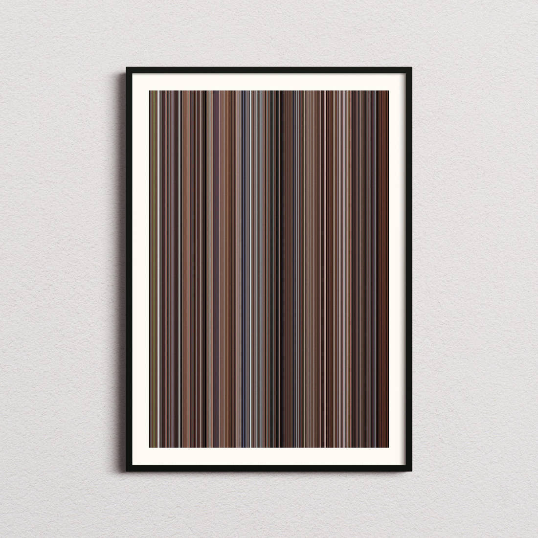 When Harry Met Sally... Movie Barcode Poster - Barcode Only