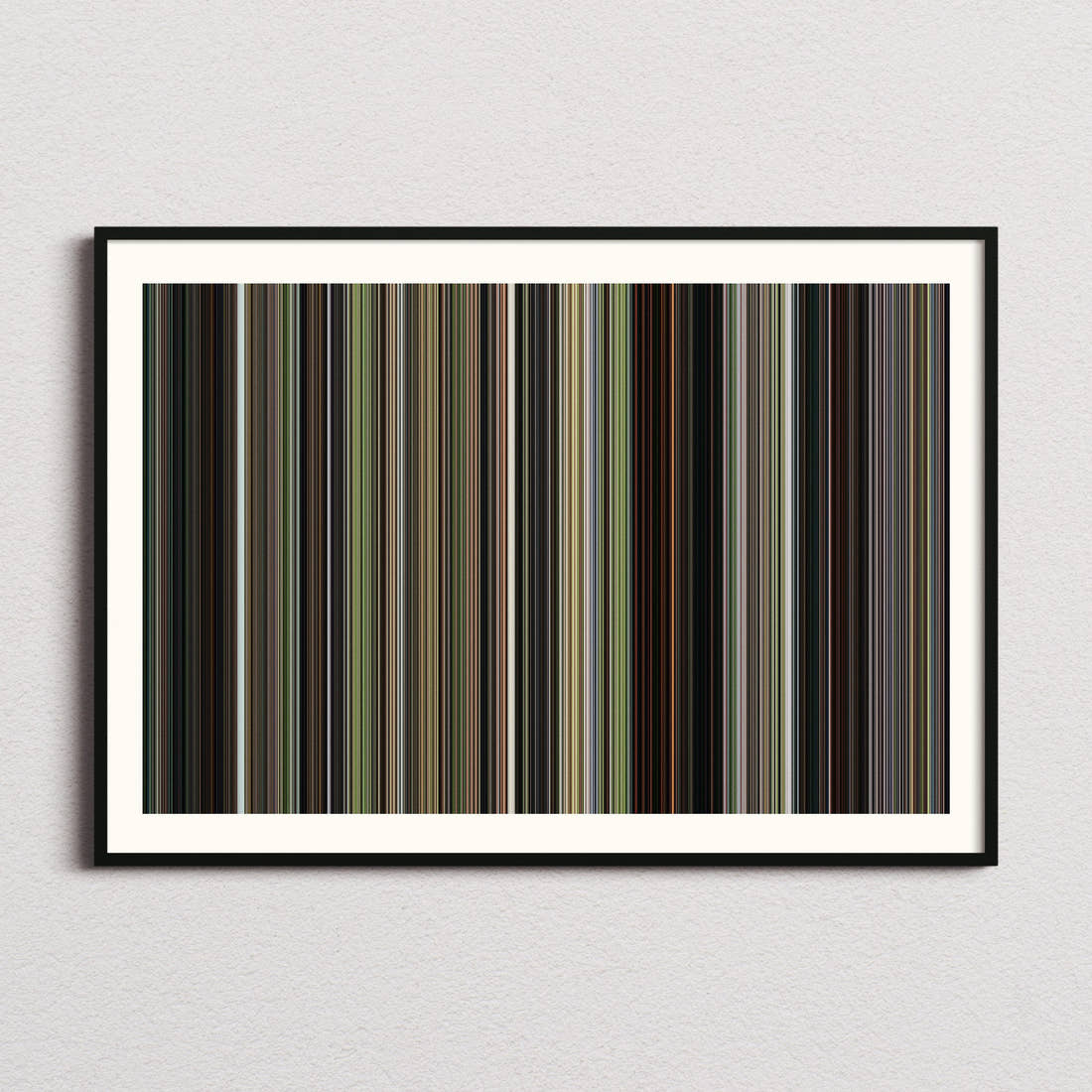Where the Crawdads Sing Movie Barcode Poster - Barcode Only